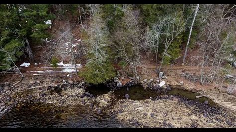 Bigfoot Sighting In Northern Maine 4k Drone Footage In March 2021
