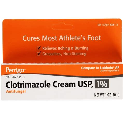 Clotrimazole Cream Usp 1 Antifungal 30 Gram Tube — Mountainside