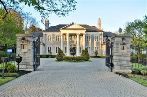 20000 Square Foot Neoclassical Stone Mansion In Toronto Canada