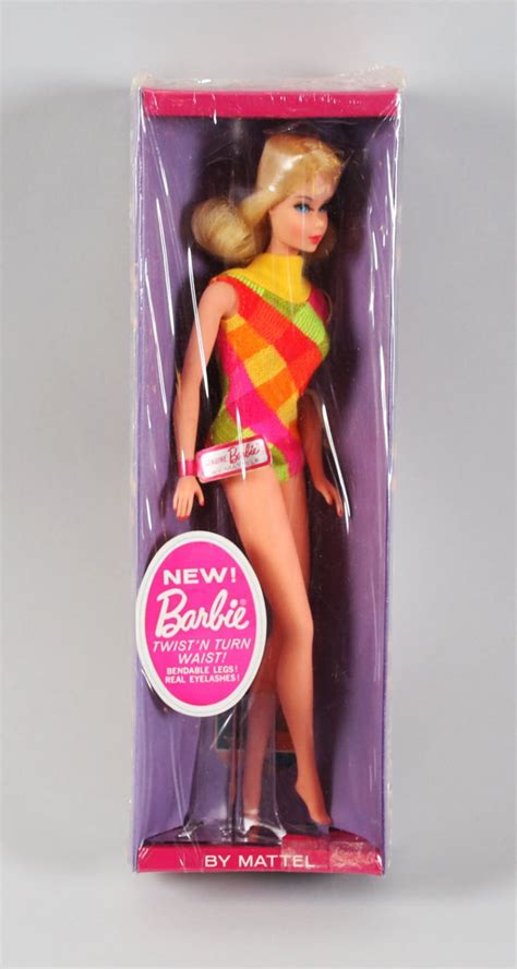 1966 Barbie Doll Twist N Turn Blonde With Box Un Opened 1160 Memorabilia Expert