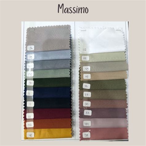 Jual Katalog Warna Kain Toyobo Twill Massimo Shopee Indonesia