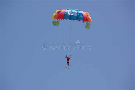 Air Parasailing Parachute Stock Image Image Of Recreation 27297551