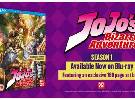 All 26 Episodes Of Jojos Bizarre Adventure Season 1 On 3 X Blu Ray Discs • Withguitars