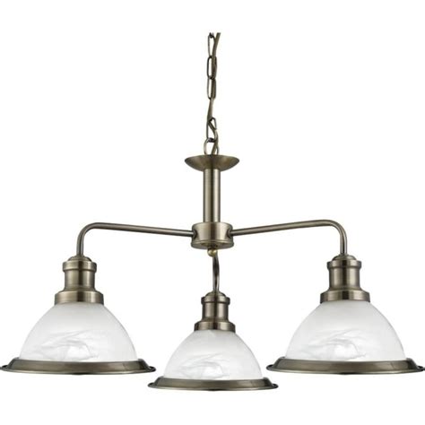 searchlight lighting 1593 3ab bistro 3 light ceiling pendant in antique brass finish with acid