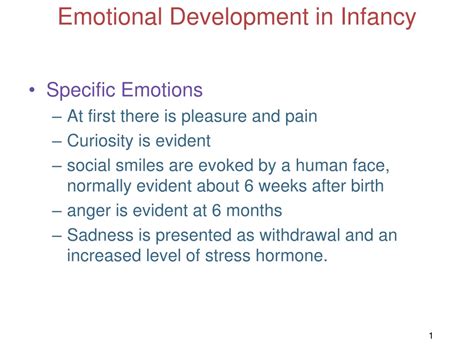 Ppt Emotional Development In Infancy Powerpoint Presentation Free