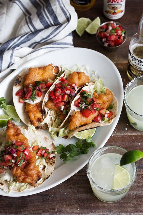 Beer Battered Baja Fish Tacos With Herb Yogurt Sauce — Cooking With