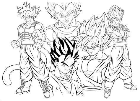Dragon Ball Z Gt Coloring Pages To Print Coloringbay