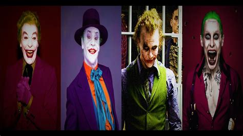 Two different actors portrayed the character just this decade (christian bale and ahead of the release of joker, we've ranked every major batman movie from worst to best. The Joker Actors: 1966, 1989, 2008, 2016 - YouTube