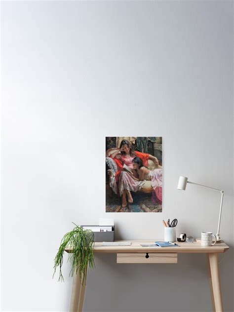 Sapphic Renaissance Painting Poster For Sale By Vanillabubble Redbubble