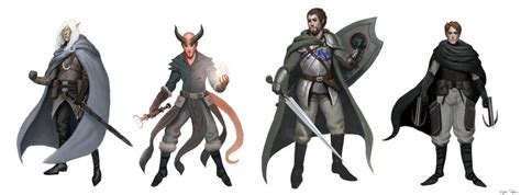 Dungeons And Dragons Party Lineup By Deelock On Deviantart