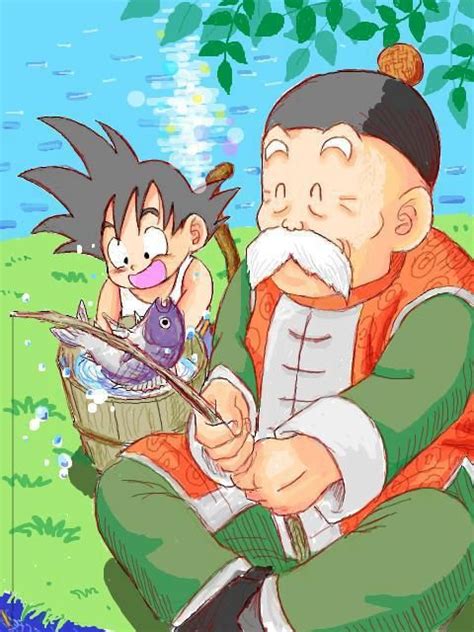 Cute Goku And Grandpa Gohan Dragon Ball Super Goku Dragon Ball Z