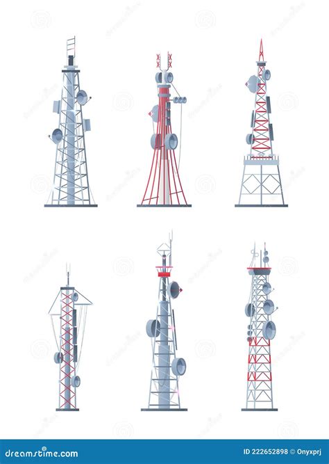 Communication Towers Technological Modern Network Wireless Systems