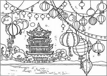Chinese Coloring Pages Snake Activity Colouring China