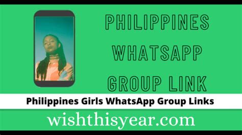 Philippines Girls WhatsApp Group Joining Links WhatsApp Groups