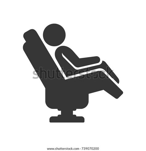 massage chair icon on white background stock vector royalty free 739070200