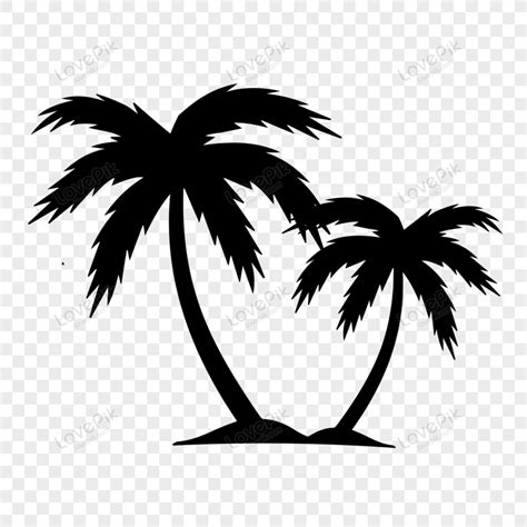 Palm Tree Vector Tree Paradise Sand Png Transparent Background And