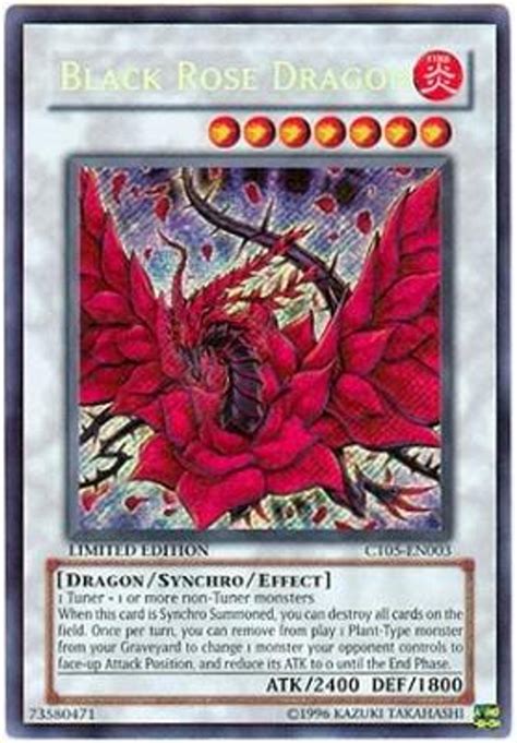 Yugioh 5ds 2008 Holiday Tin Single Card Secret Rare Black Rose Dragon Ct05 En003 Toywiz