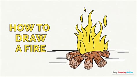 Click here to save the tutorial to pinterest! How to Draw a Fire - Easy Step-by-Step Drawing Tutorial ...
