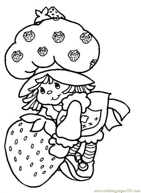 Strawberry Shortcake Coloring Pages To Print Coloring Home