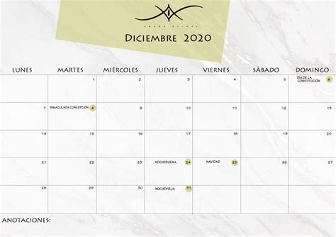Calendario Descargable Gratuito De Diciembre 2020 Realizado Por Adara