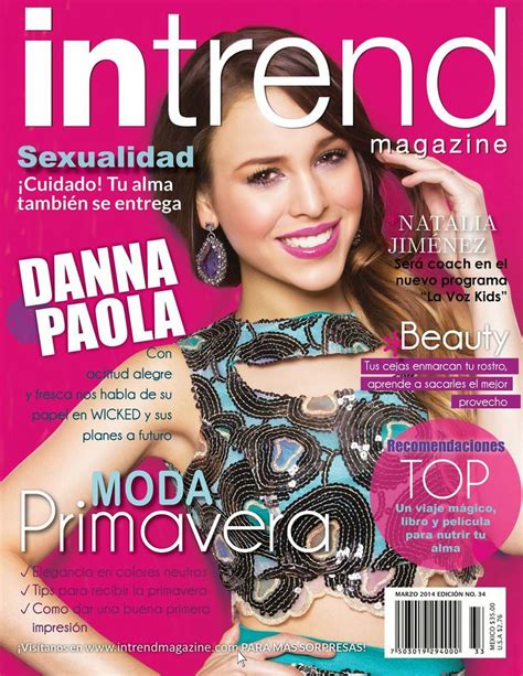 Actrices Y Actores Latinos Intrend Magazine Danna Paola Actores Latinos Actrices Actrices
