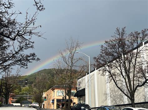 Rainbow Over City Hall San Rafael