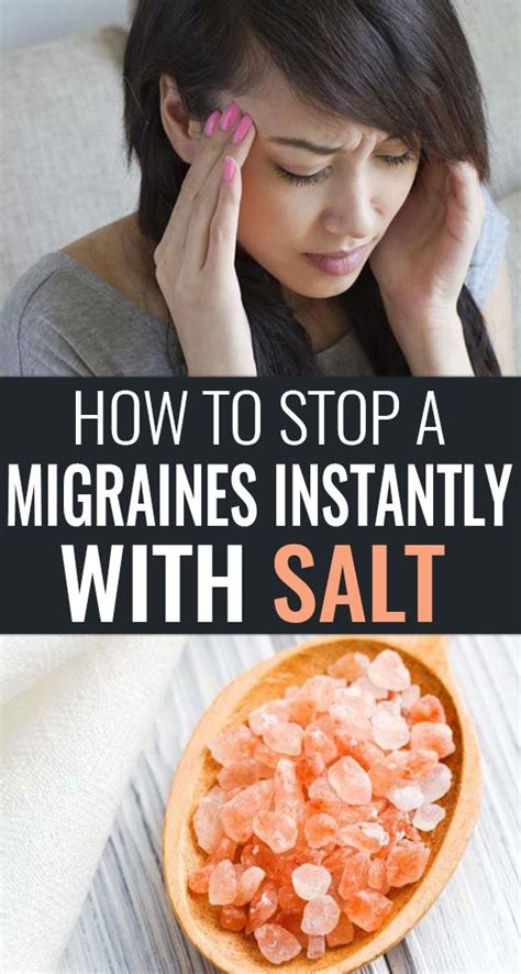 How To Use Pink Himalayan Salt To Stop Migraines Instantly Migraine