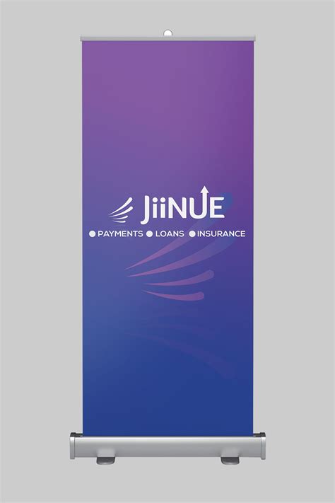 High Quality Minimalist Corporate Roll Up Banner Design Retractable