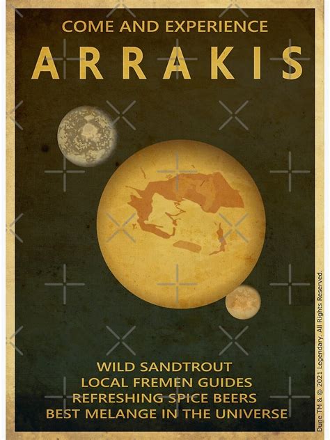 Dune Arrakis Come And Experience Poster For Sale By Groenendijk