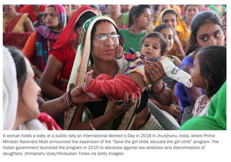 Indias Sex Ratio At Birth Begins To Normalize Hindu Press International
