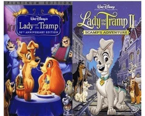 Walt Disneys Lady And The Tramp 1and2 Dvd Set 2 Movie