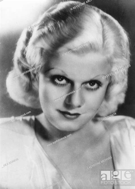 Jean Harlow American Film Actress And Sex Symbol S Stock Photo