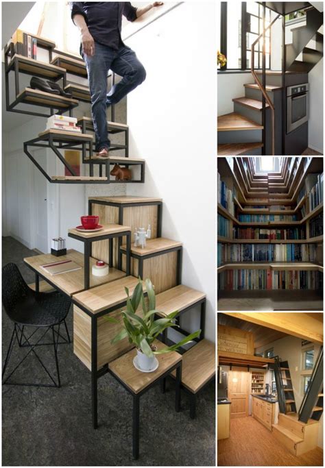 Alibaba.com features contemporary, stylish, and decorative stairs for house to boost your interior decoration. 46 Tiny House Staircase Ideas - Off-Grid Tiny House