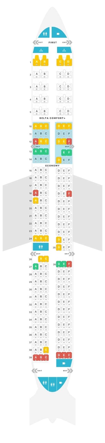 Delta A321 Seat Map — How To Choose The Best Seats Guide