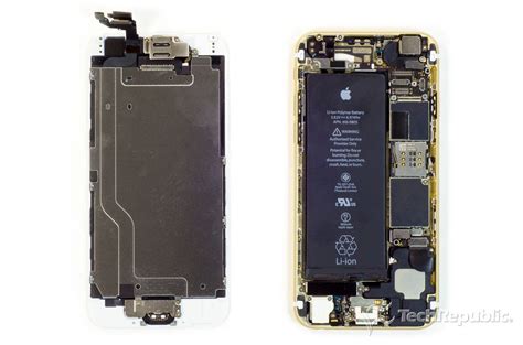 Apple Iphone 6 Teardown Design Changes Make Device Easier To Repair Cnet