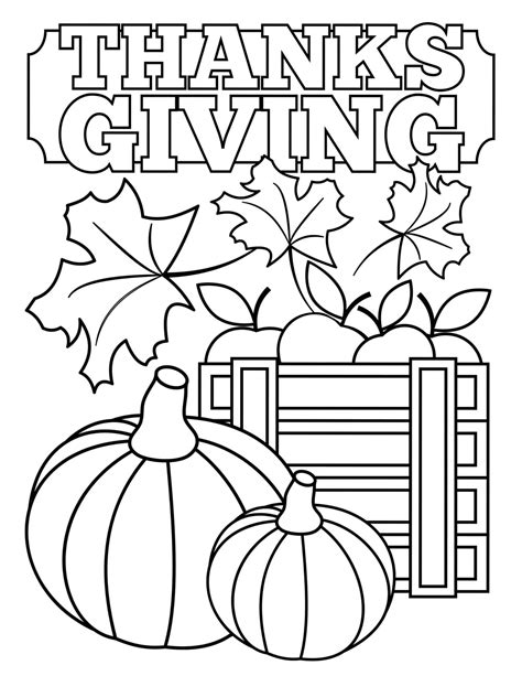 Thanksgiving Coloring Pages 2021 Thepsp