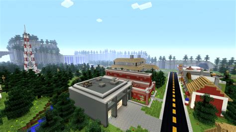 Small Town Map Minecraft Map