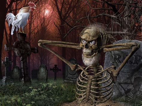 47 Halloween Skeleton Wallpaper Wallpapersafari
