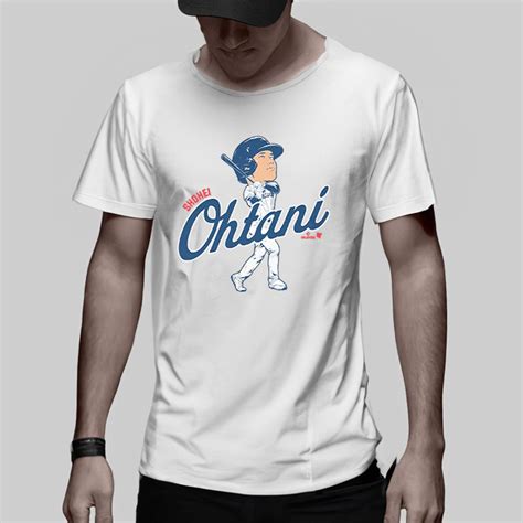 Shohei Ohtani Batting Caricature T Shirt Merch