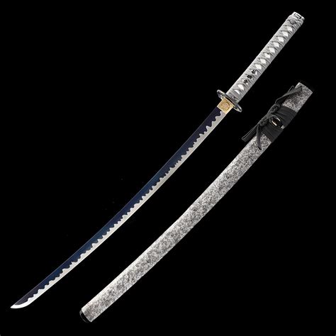 Truekatana Gray Katana Handmade Japanese Samurai Sword