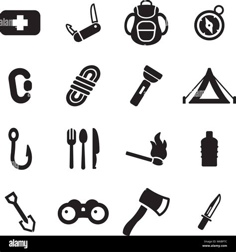 Survival Kit Symbole Stock Vektorgrafik Alamy