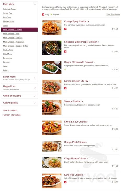 Pf Changs Menu With Prices 2021 Ezequiel Martindale