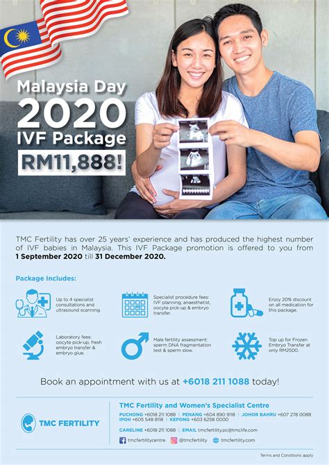 Join club marriott with maybank cards and enjoy great savings. Malaysia Day 2020 IVF Package Promotion | TMC Fertility