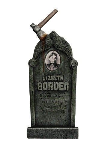 Lizzie Bordens Axe Tombstone Tombstone Halloween Tombstones