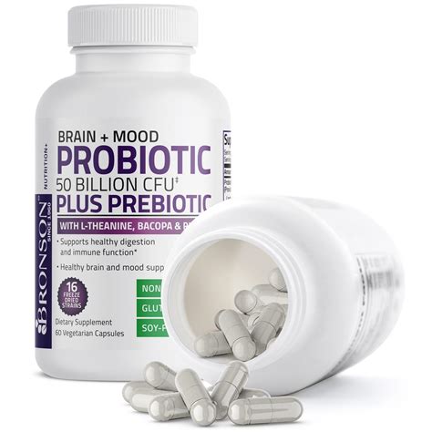 Probiotic Plus Prebiotic With L Theanine Bacopa And Rhodiola 50