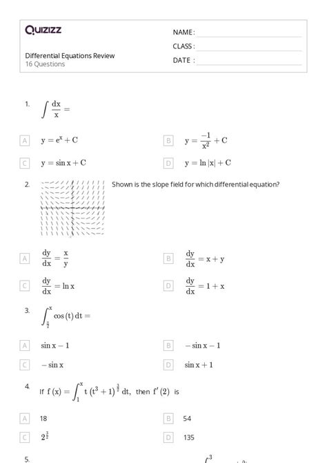 50 Calculus Worksheets For 10th Grade On Quizizz Free And Printable