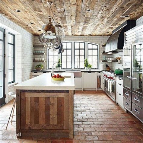 42 Awesome Brick Floor Kitchen Design Inspirations Brick Floor