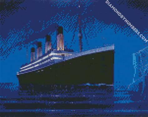 The Titanic Ship 5d Diamond Painting