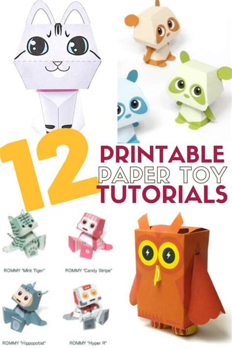 Printable Paper Toys