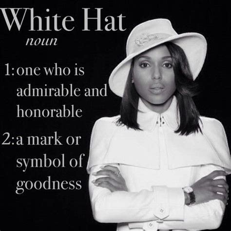 White Hat Scandal Fashion Tv Stylist Olivia Pope